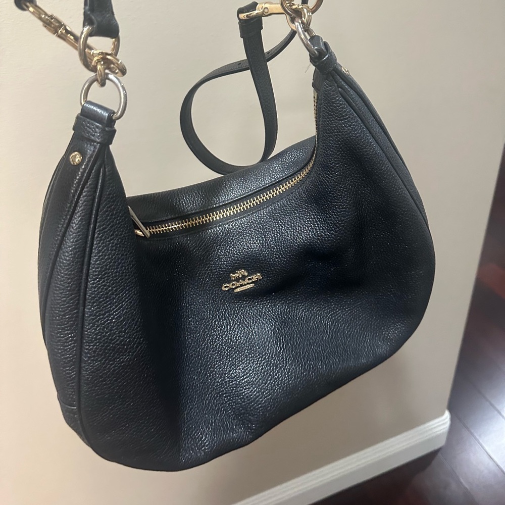Used Coach Shoulder Bag, with crossbody strap